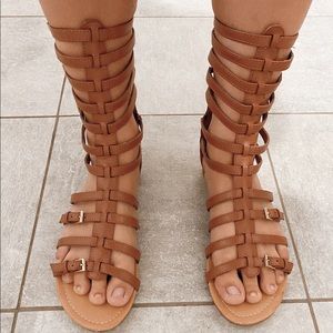 Gladiator sandals - worn once